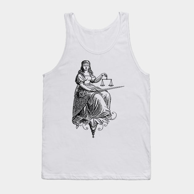 LADY JUSTICE Tank Top by ZyDesign